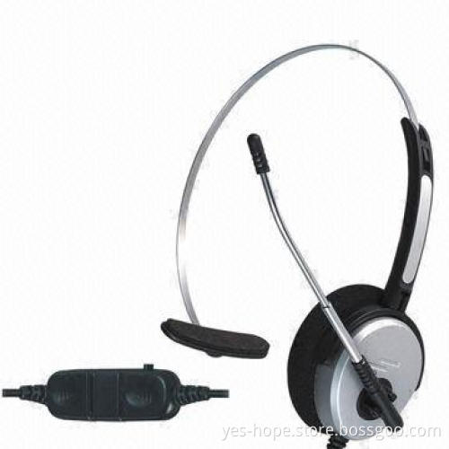 Phone Headset with 300Hz Resonance Frequency and 10mW Maximum Input Power